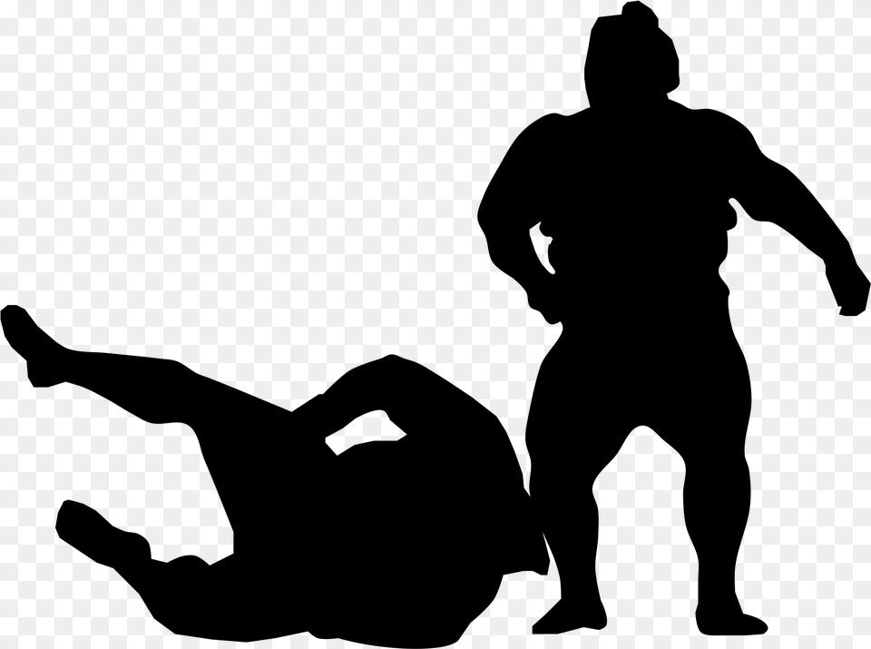 Graphic Stock Sumo Big Image Sumo Wrestling Clip Art, Gray Free Png Download