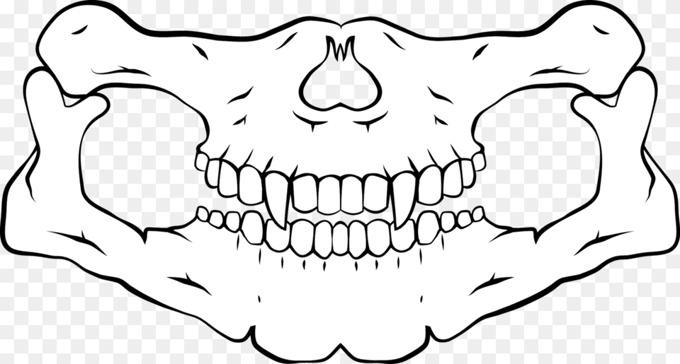 Graphic Transparent Download Skull Source By Jinshi Bandana Skull Mask, Body Part, Mouth, Person, Teeth Free Png