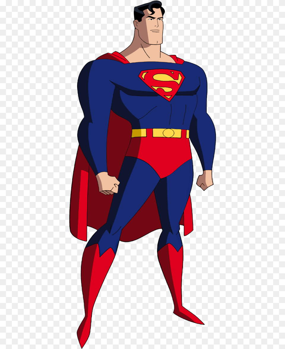 Graphic Transparent For Superman The Animated Series, Cape, Clothing, Adult, Person Free Png Download