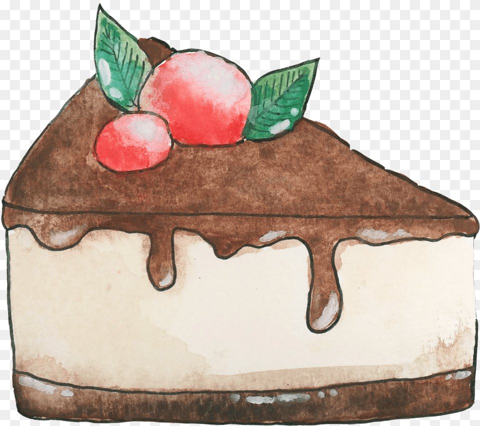 Graphic Transparent Library Cheesecake Drawing Vanilla Cheesecake Clipart, Cream, Dessert, Food, Icing Png