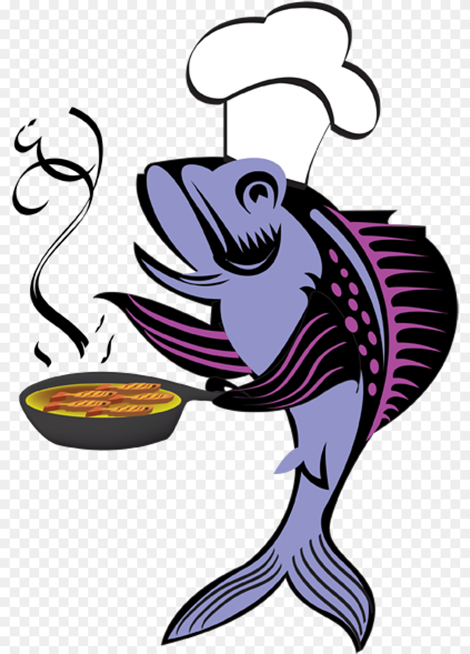 Graphic Transparent Library Clipart Fish Fry, Cartoon, Person, Bowl Png