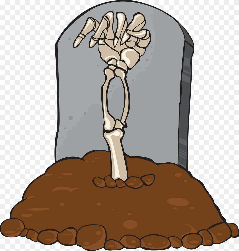 Graphic Transparent Silhouette At Getdrawings Com Skeleton Hand Coming Out Of Grave Png