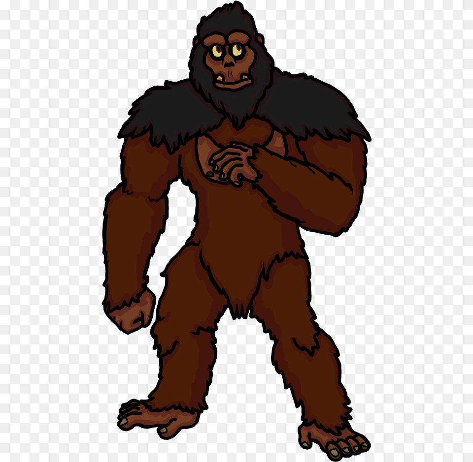 Graphic Transparent Stock Ape Clipart Gorilla Family Illustration, Person, Animal, Mammal, Wildlife Png