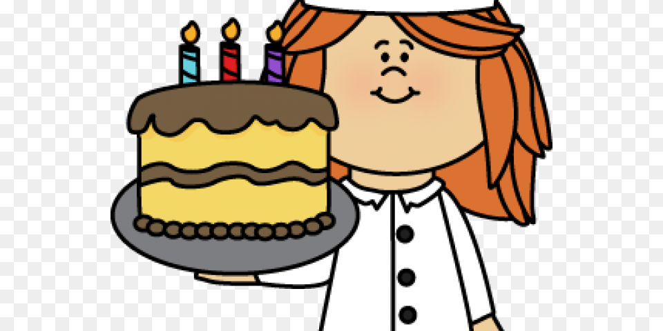 Graphic X Carwad Net Female Chef Clip Art, Person, Birthday Cake, Cake, Cream Free Transparent Png