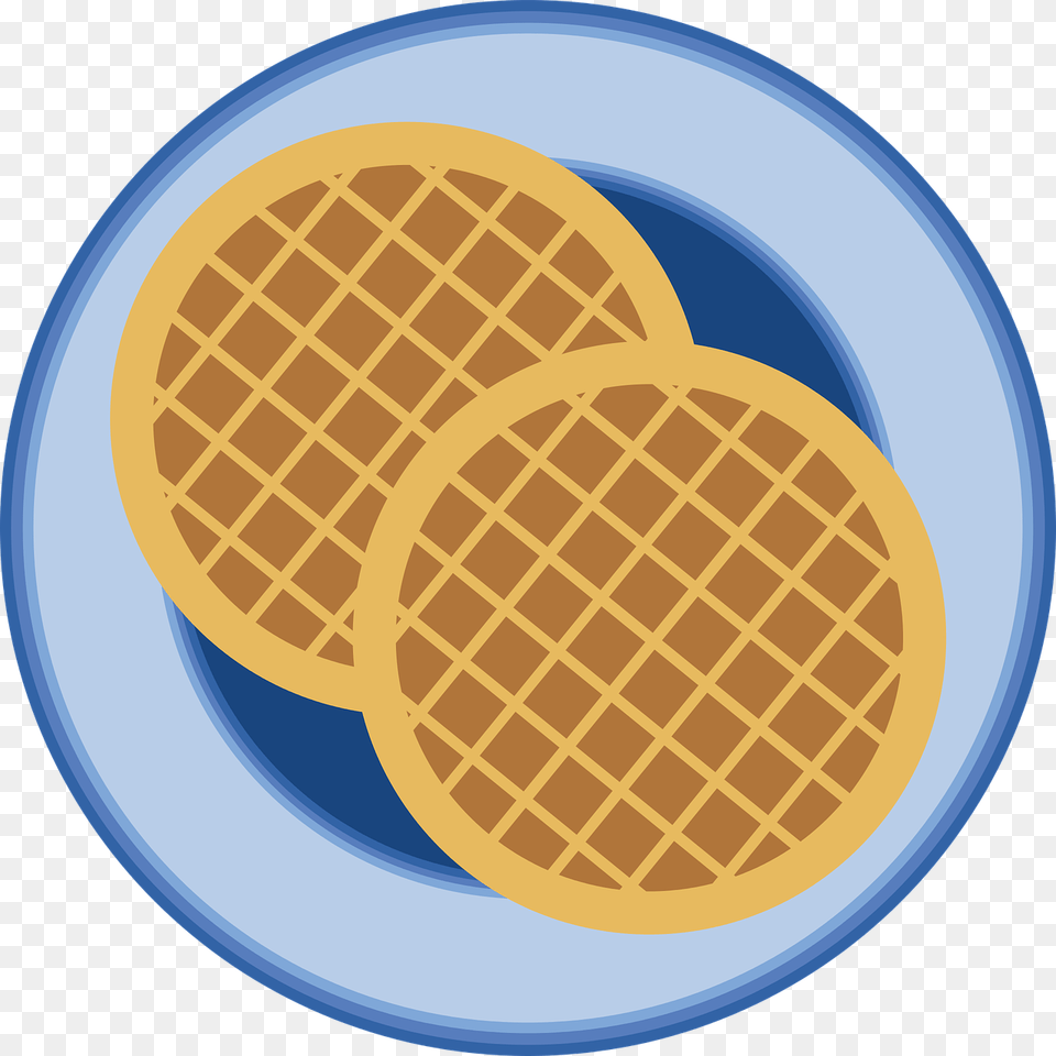 Graphic Waffle Breakfast Food Waffles Morning, Sweets, Disk Png