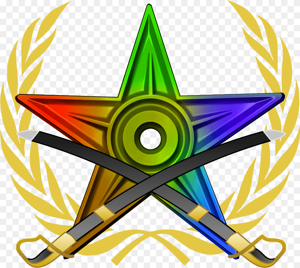 Graphic War Barnstar V2 Laurel Wreath, Symbol Free Png