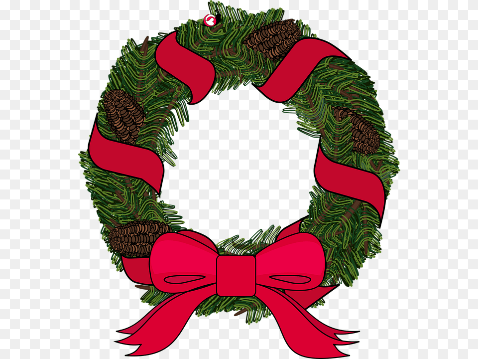Graphic Wreath Christmas Christmas Wreath Wreath, Person Png Image