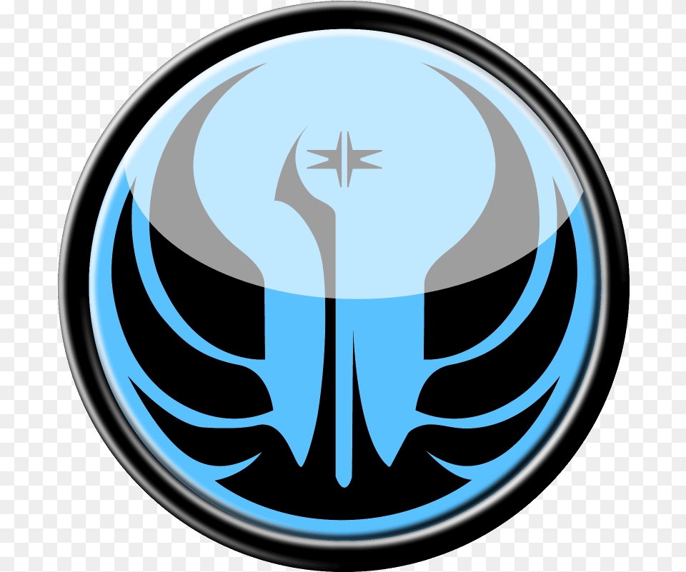Graphicallya Star Wars The Old Republic Logos Ressources Old Republic Jedi Logo, Emblem, Symbol, Weapon, Trident Png