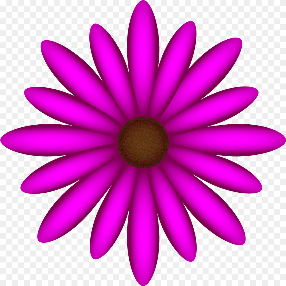 Graphics And Fiction 10 Different Shades Of Simple Applique Flower Machine Embroidery Designs, Daisy, Petal, Plant, Purple Free Png Download
