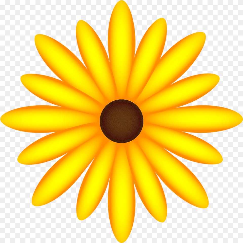 Graphics And Fiction 10 Different Shades Of Simple Sunflower For Kids To Draw, Daisy, Flower, Petal, Plant Png