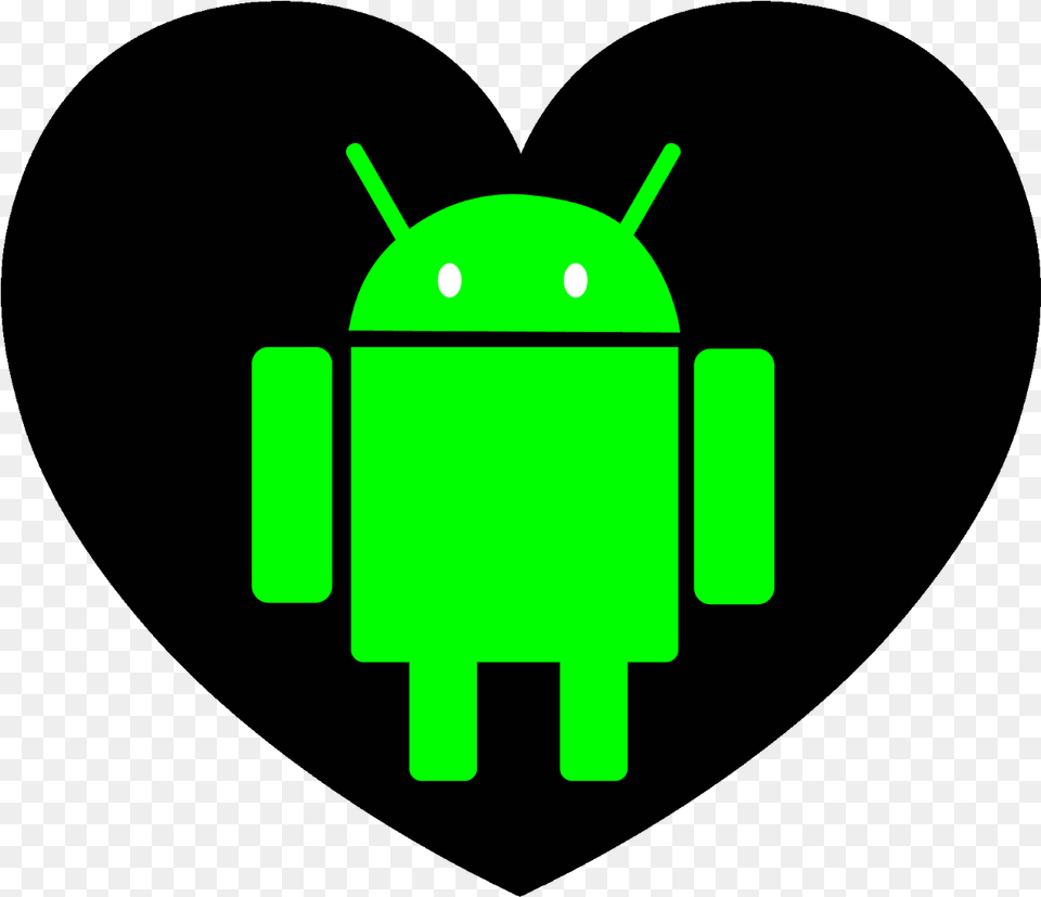 Graphics And Fiction Black Love Android Clipart Android, Green Free Transparent Png