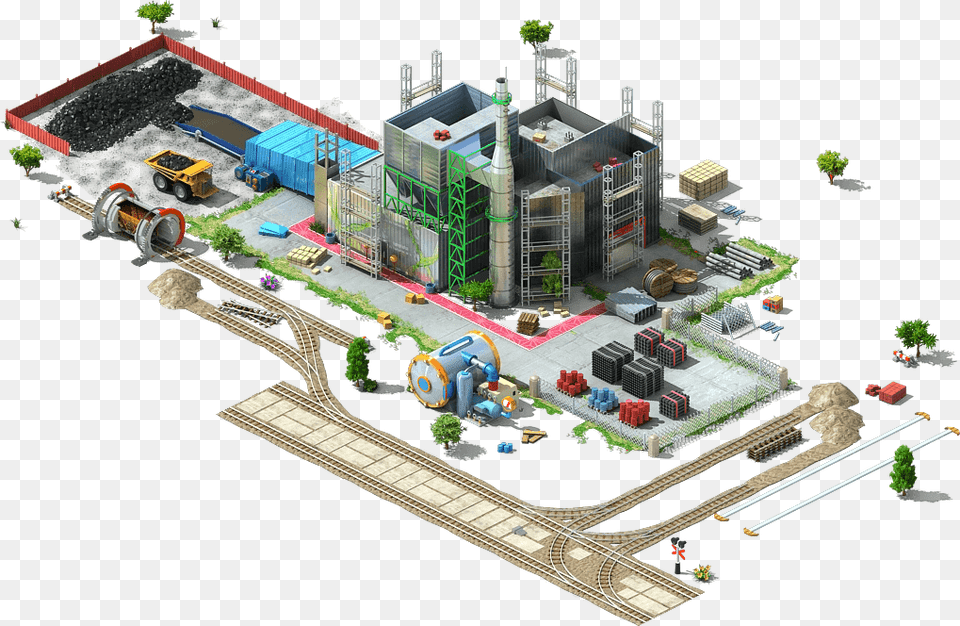 Graphite Plant Construction Construction, Architecture, Building, City, Road Png Image