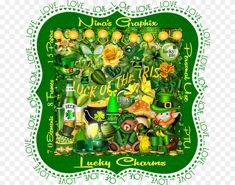 Graphix New Lucky Charms Kit Poster, Advertisement, Green, Absinthe, Liquor Free Png Download