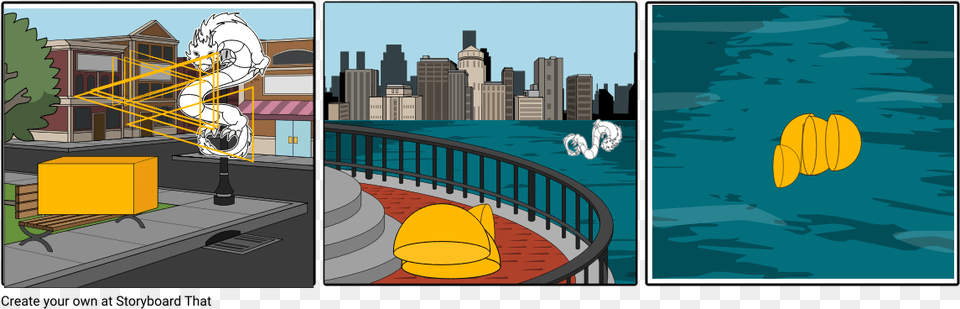 Grappige Storyboard, City, Water, Waterfront, Metropolis Free Png Download