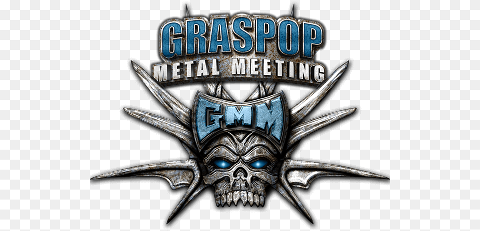 Graspop Metal Meeting Logo, Emblem, Symbol, Badge, Aircraft Free Png
