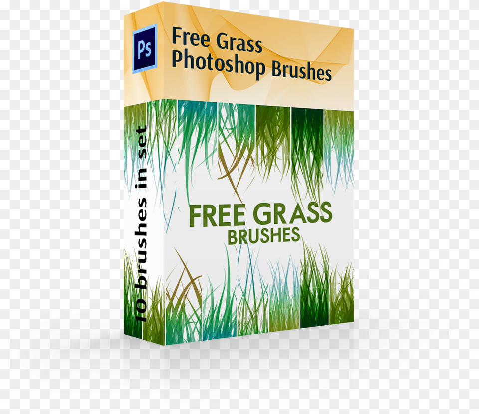 Grass Brush Photoshop Book Cover, Plant Free Png Download