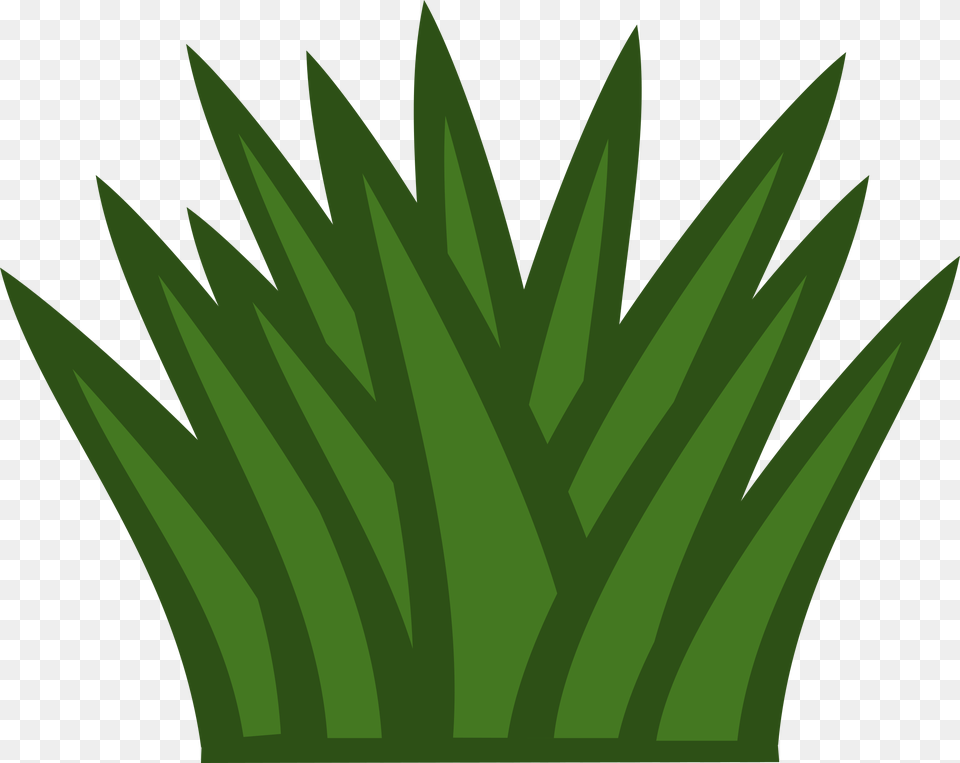 Grass Bush Clipart Grass Clipart Black And White, Green, Leaf, Plant, Aloe Free Png Download