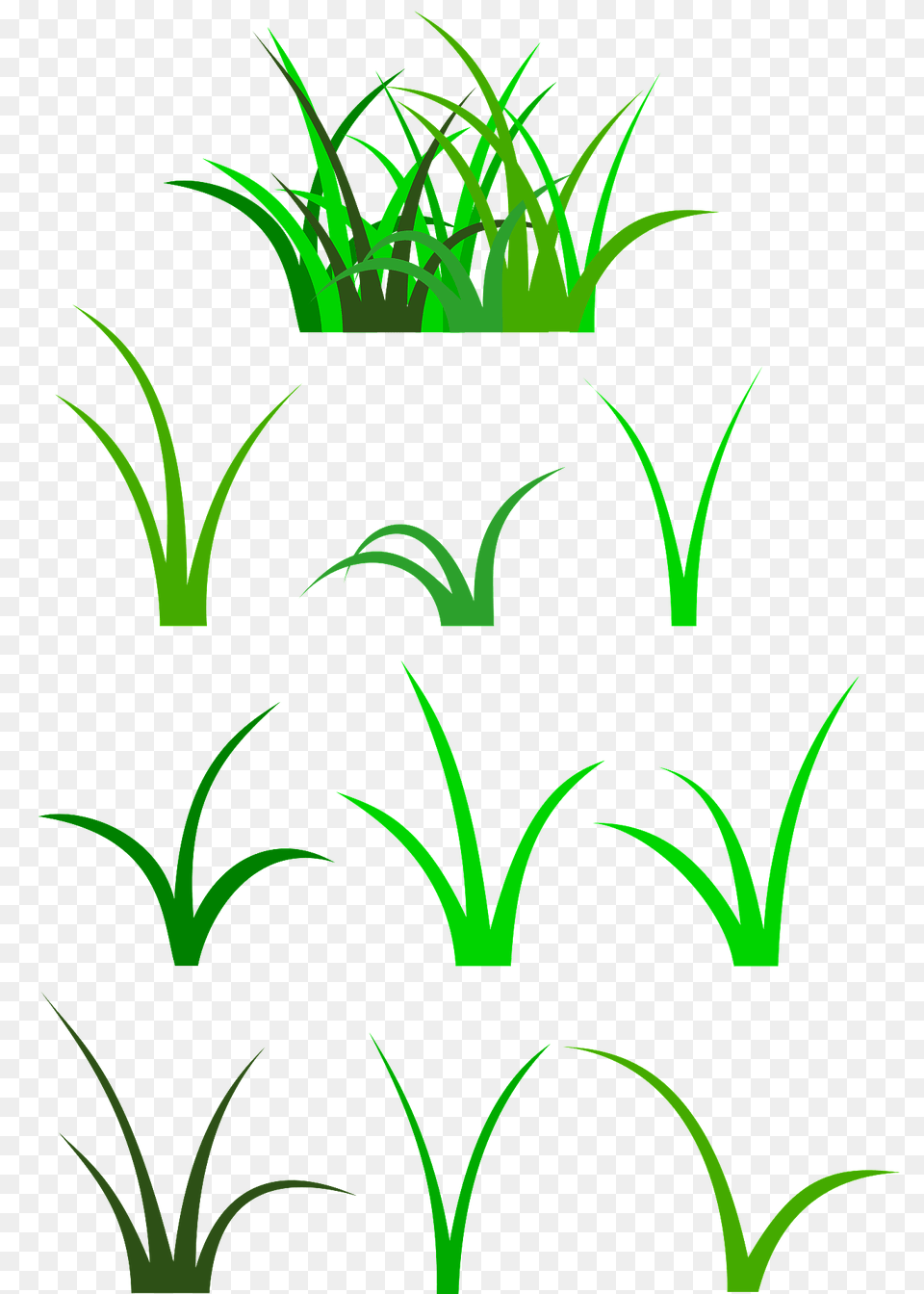Grass Clipart, Green, Plant, Vegetation, Art Free Png Download