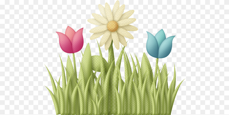 Grass Clipart April Flower Clip Art Full Size Flower Clipart April, Daisy, Petal, Plant, Graphics Free Png