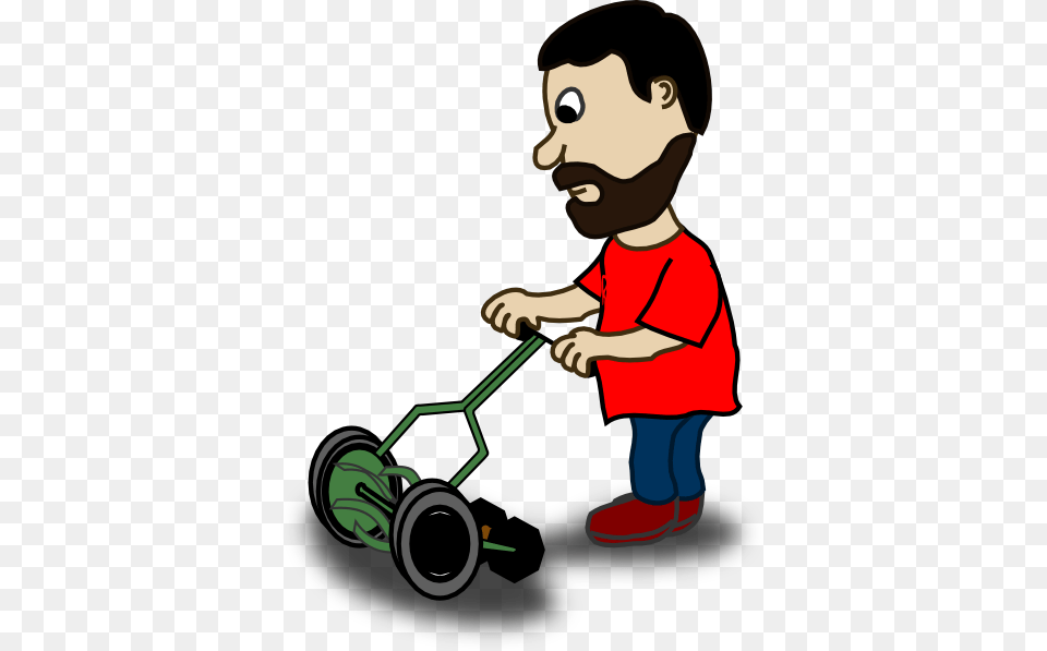 Grass Clipart Man, Lawn, Plant, Lawn Mower, Tool Free Png Download
