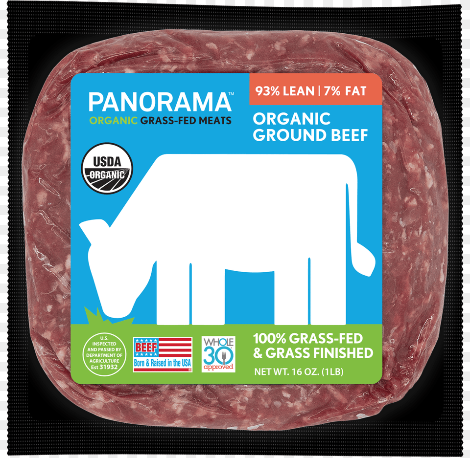 Grass Fed Beef Usa Label, Food, Meat, Pork Png Image
