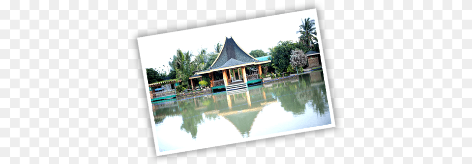 Grass Garden Resort And Villas Inc Reflection, Architecture, Pond, Outdoors, Nature Free Png Download