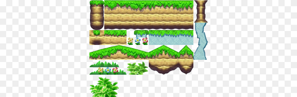 Grass Tiles Nsmbu New Super Mario Bros Grass Tile Full New Super Mario Bros U Tilesets, Game, Super Mario Png Image