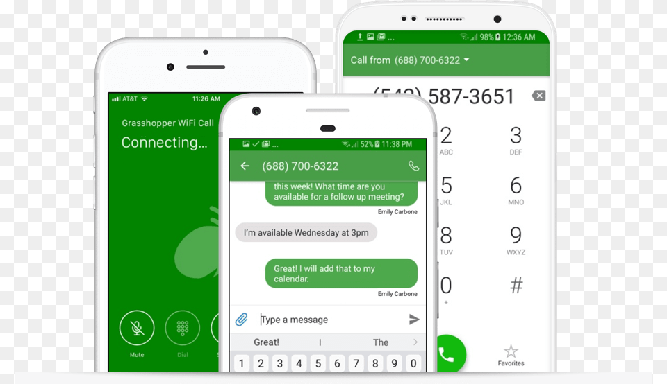 Grasshopper Toll Number App Grasshopper App, Electronics, Mobile Phone, Phone, Text Png Image