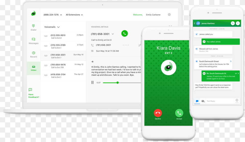 Grasshopper Virtual Phone System Manage Your Calls Online Screenshot, Electronics, Mobile Phone, Page, Text Free Transparent Png