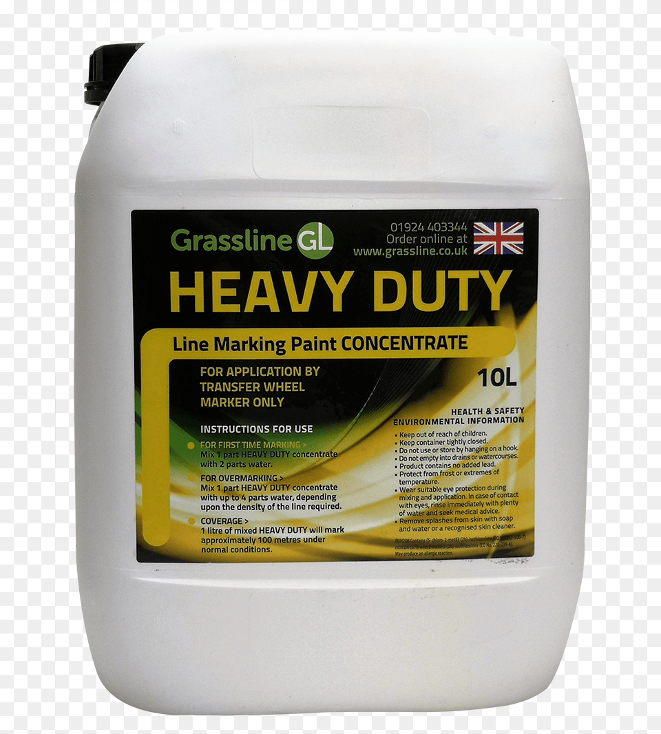 Grassline Heavy Duty Line Marking Paint 10l No Nonsense Line Marking Paint, Business Card, Paper, Text, Cosmetics Free Png