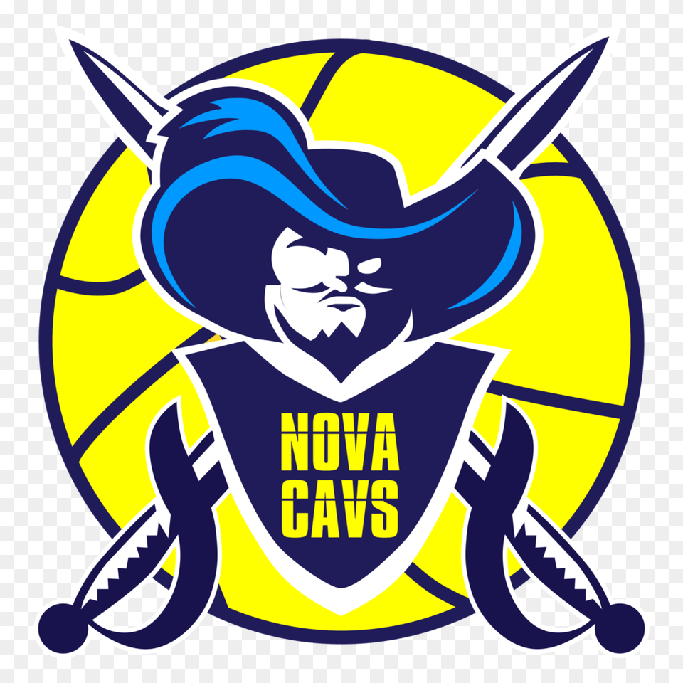 Grassroots Feature Nova Cavaliers Prep Hoops, Logo, Sticker, Emblem, Symbol Free Transparent Png
