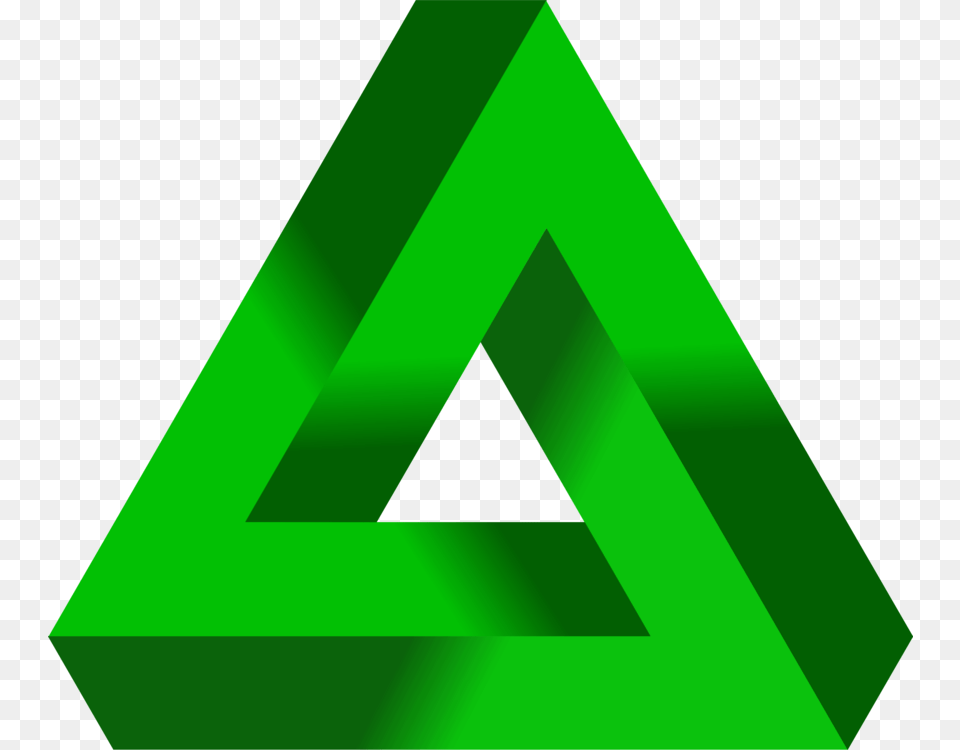 Grasstrianglesymbol Green Penrose Triangle, Accessories, Gemstone, Jewelry Free Png Download