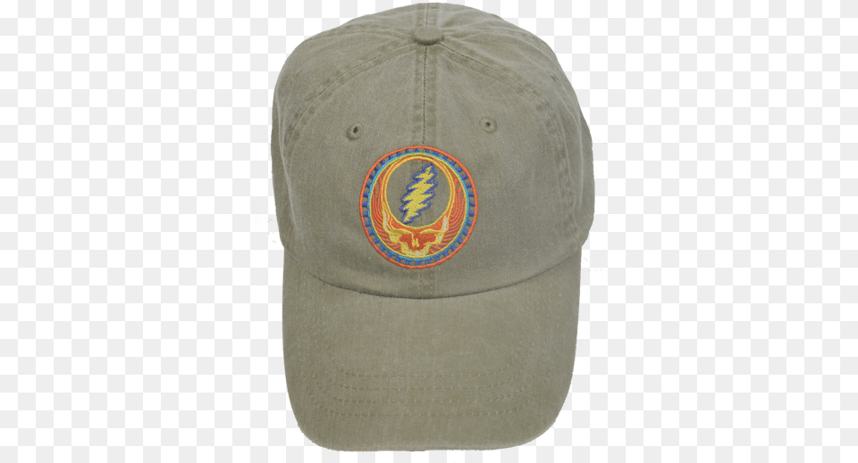 Grateful Dead Ball Cap Dyetheskyart Grateful Dead Hat Orange Sunshine Stealie, Baseball Cap, Clothing, Hoodie, Knitwear Free Transparent Png