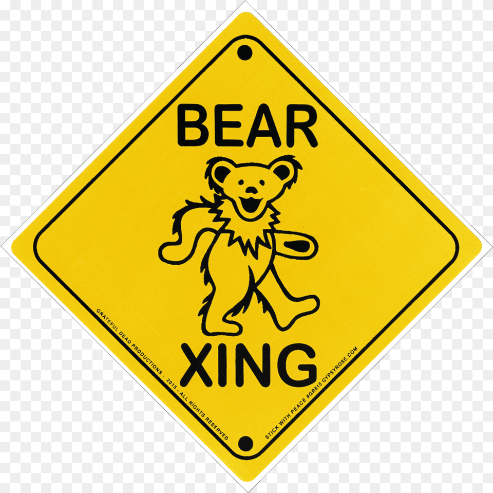 Grateful Dead Bear, Animal, Mammal, Sign, Symbol Free Png Download