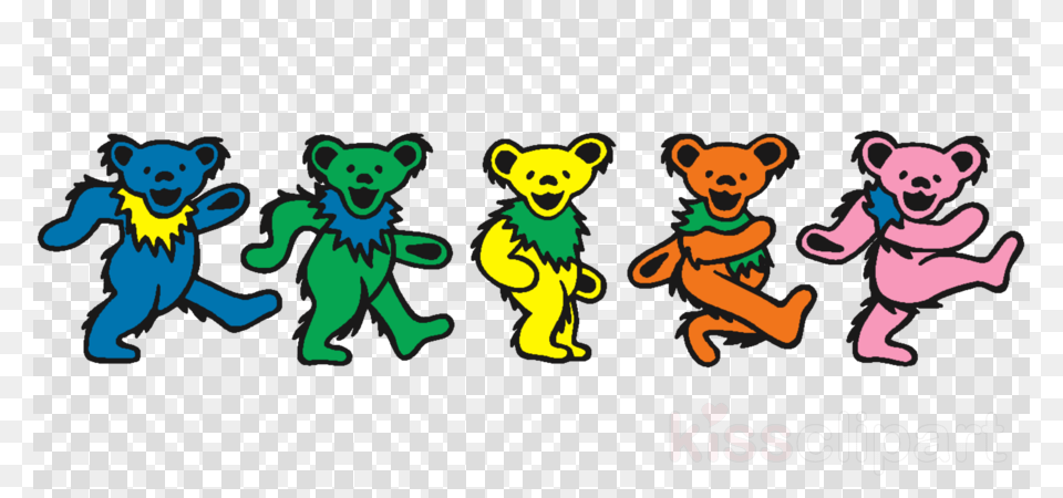 Grateful Dead Bears, Animal, Bear, Mammal, Wildlife Png