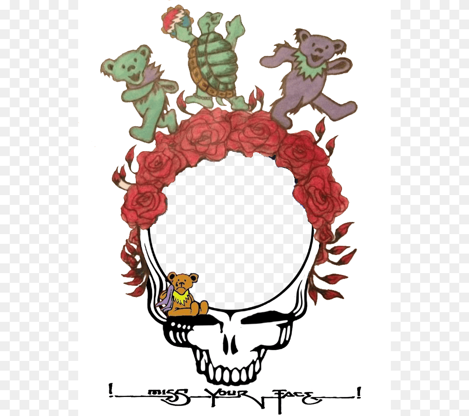 Grateful Dead Beatles The Beatles Grateful Dead Steal Your Face, Animal, Turtle, Sea Life, Reptile Free Png