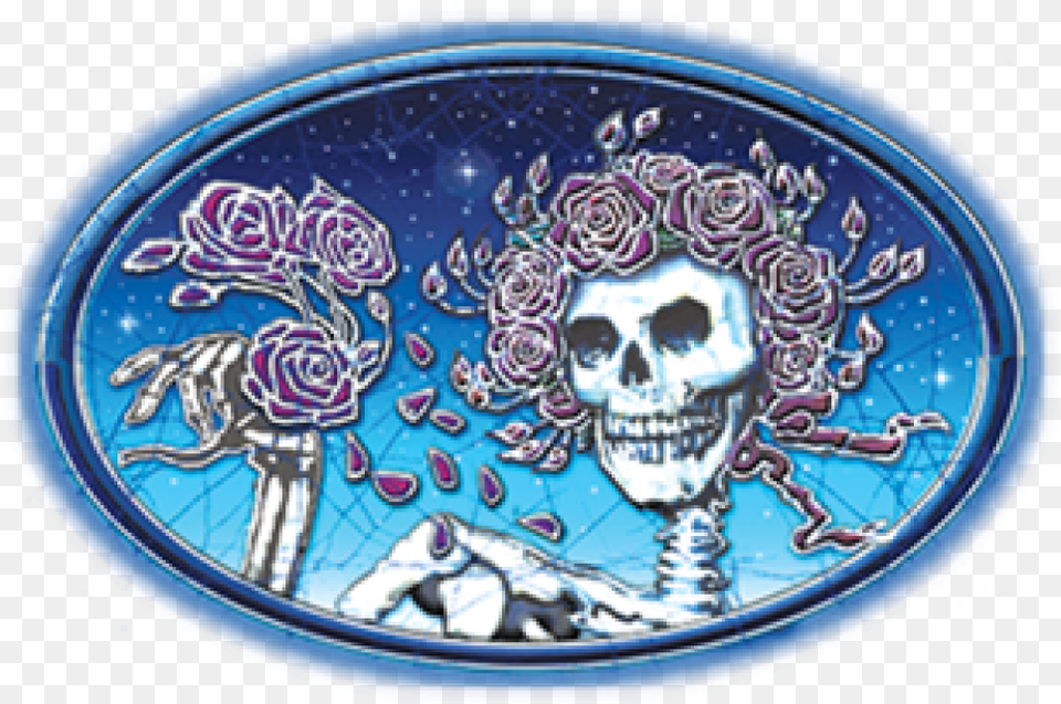 Grateful Dead Bertha Sticker Grateful Dead Skull And Roses, Art, Pattern, Face, Head Free Transparent Png