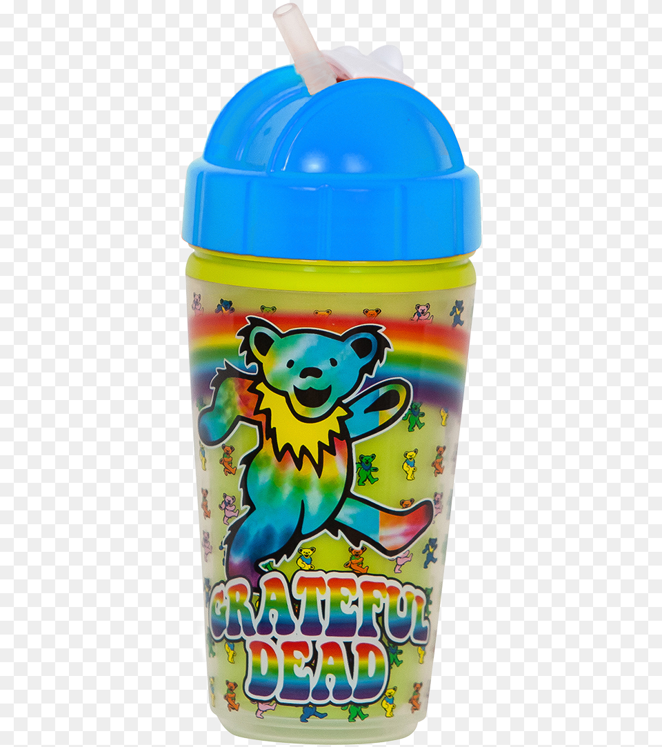 Grateful Dead Feeder Pack Daphyl39s Grateful Dead Sippy Straw Cup 2 Pack Multicolor, Bottle, Shaker, Animal, Bear Png Image