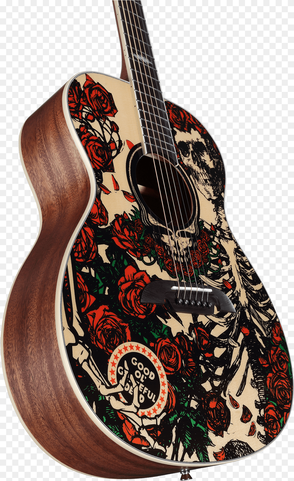 Grateful Dead Guitars Alvarez Bass Guitar, Musical Instrument Png Image