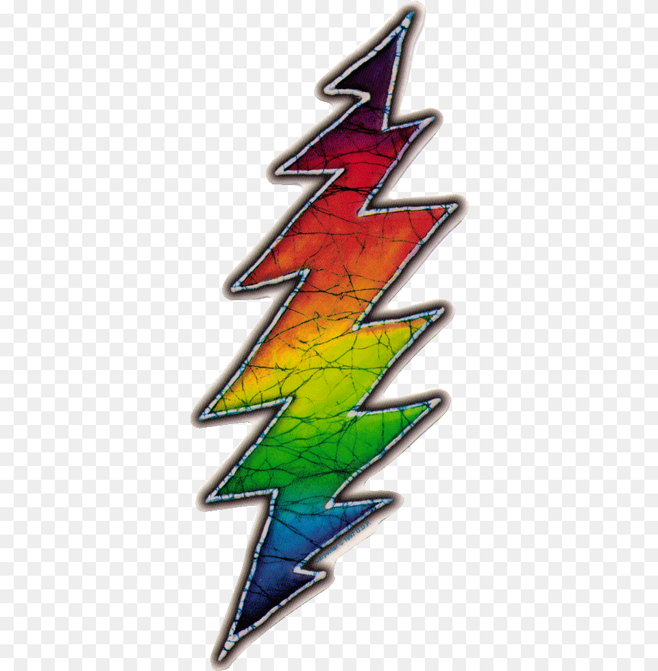 Grateful Dead Lightening Bolt Grateful Dead Lightning Bolt Art Decal, Leaf, Plant, Animal, Fish Free Png Download