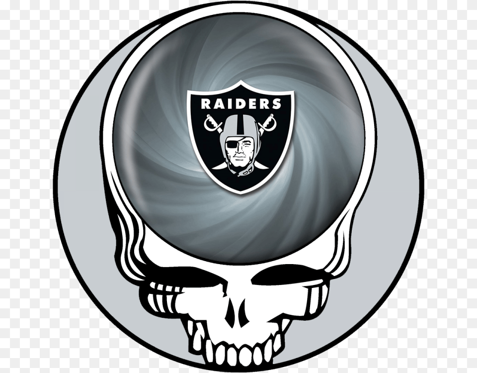 Grateful Dead Logo Oakland Raiders, Emblem, Symbol, Face, Head Png