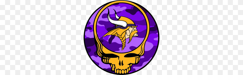 Grateful Dead Logo Purple Camo Yellow Skull Images Png Image