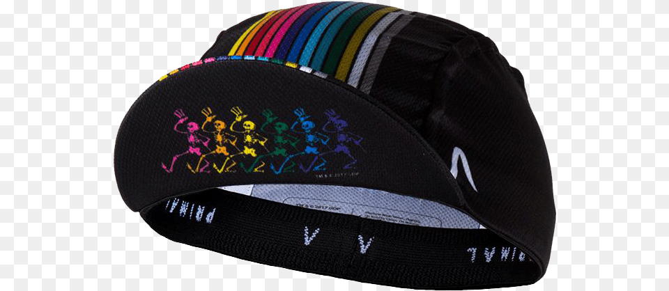 Grateful Dead Prisma Color Cycling Cap Headpiece, Baseball Cap, Clothing, Hat, Beanie Png Image