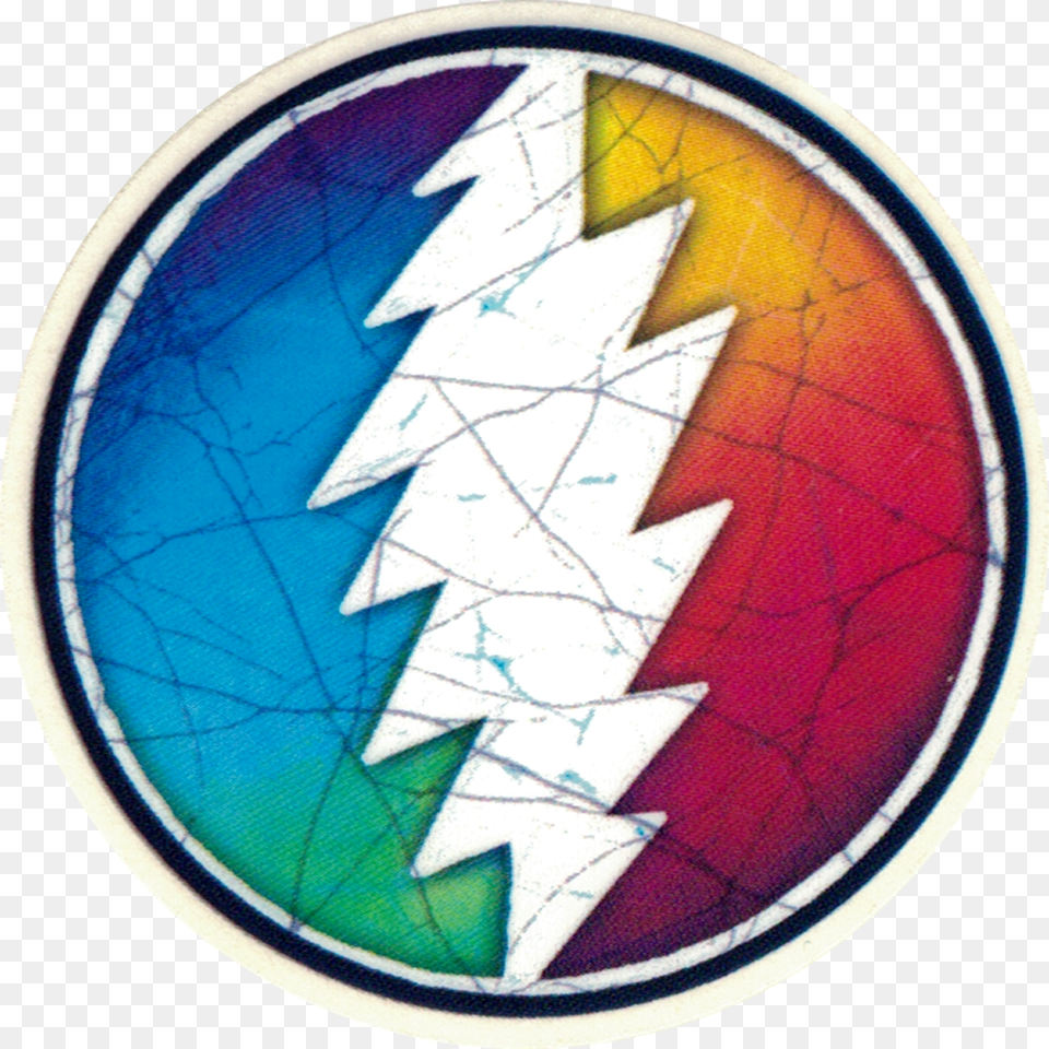 Grateful Dead Rainbow Lightening Bolt Decal, Logo, Art Free Transparent Png