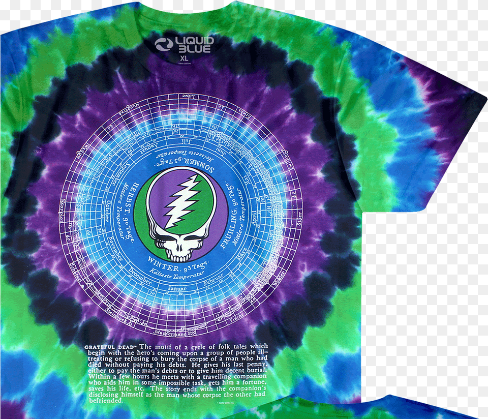 Grateful Dead Steal Your Face, Dye, Purple, Clothing, T-shirt Free Png Download