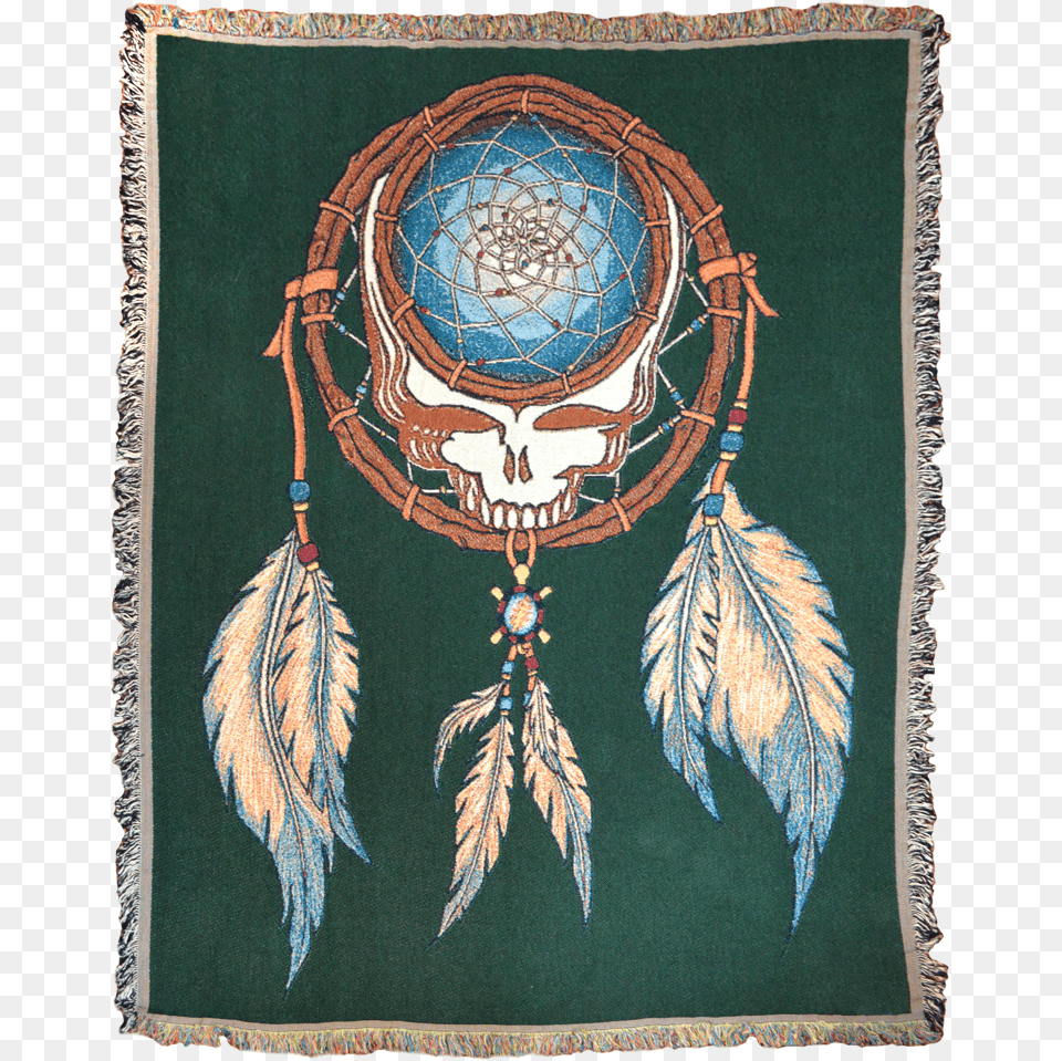 Grateful Dead Steal Your Face Skull In A Dream Catcher, Home Decor, Accessories, Art, Tapestry Png