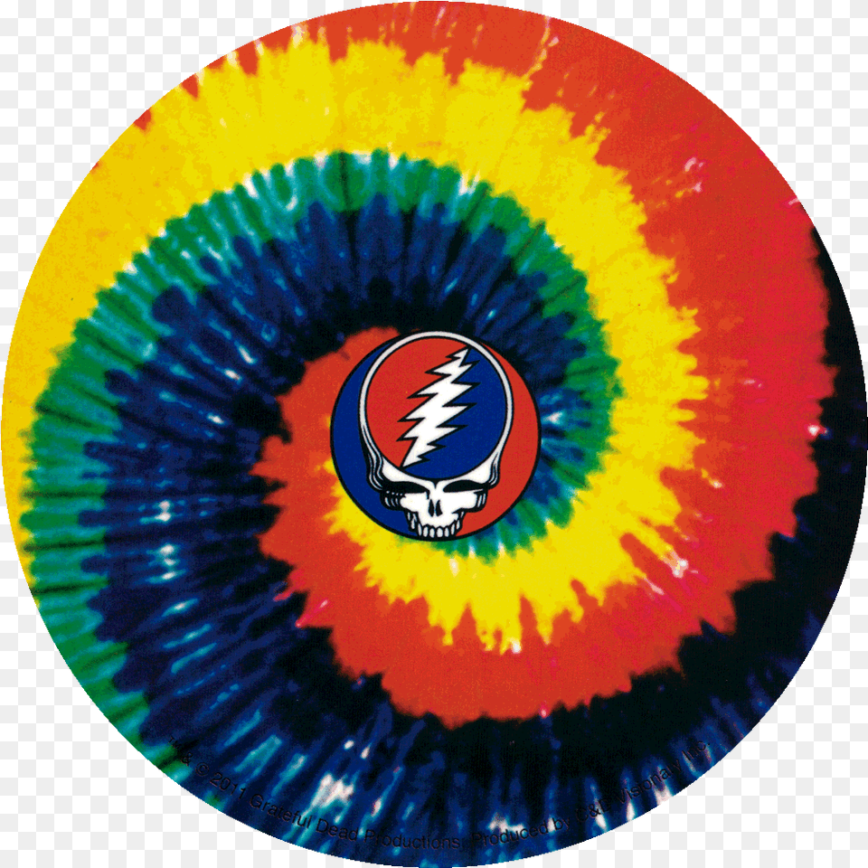 Grateful Dead Steal Your Face Tie Dye Swirl Grateful Dead Steal Your Face Tie Dye, Toy, Disk Png Image