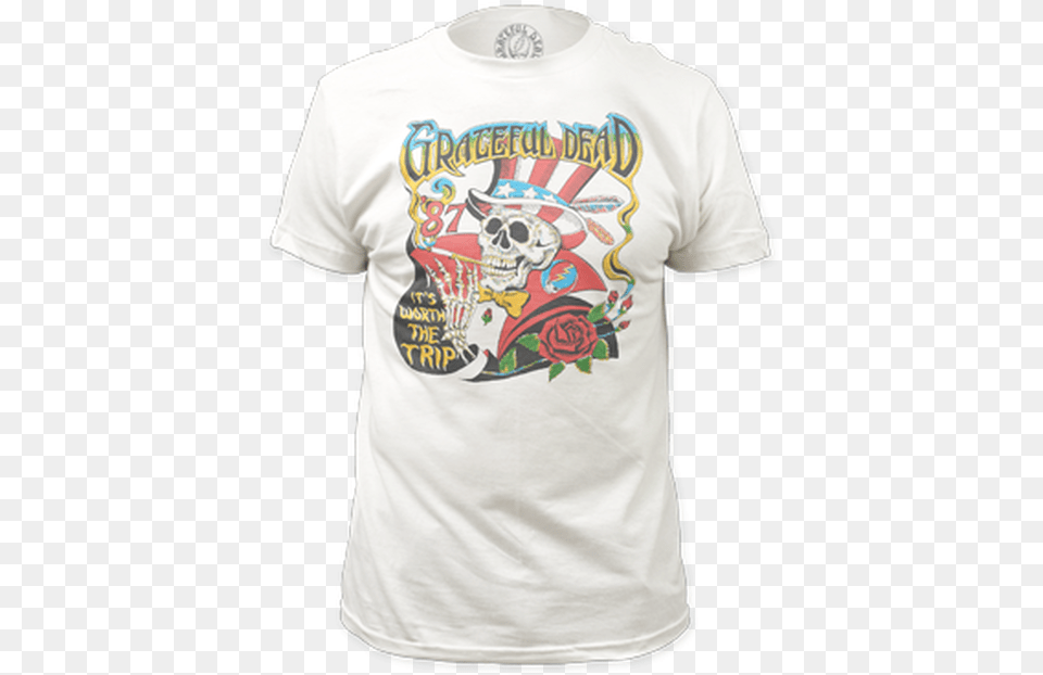 Grateful Dead Worth The Trip T Shirt, Clothing, T-shirt Png Image