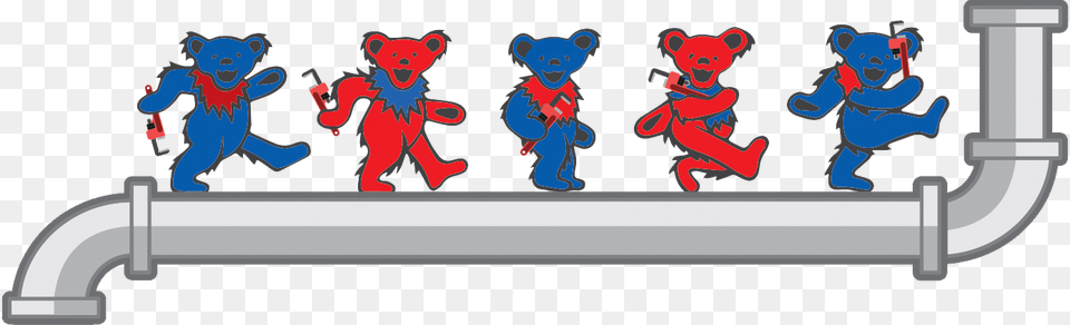 Grateful Plumber Dancing Bears Grateful Dead Dancing Bears, Animal, Bear, Mammal, Wildlife Png