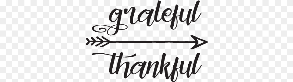 Grateful Thankful Arrow Calligraphy, Handwriting, Text, Blackboard Free Transparent Png